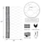 Garden Zone Garden Craft 36 in. H X 50 ft. L Galvanized Steel Poultry Netting 2 in. 183650 - alternate 2